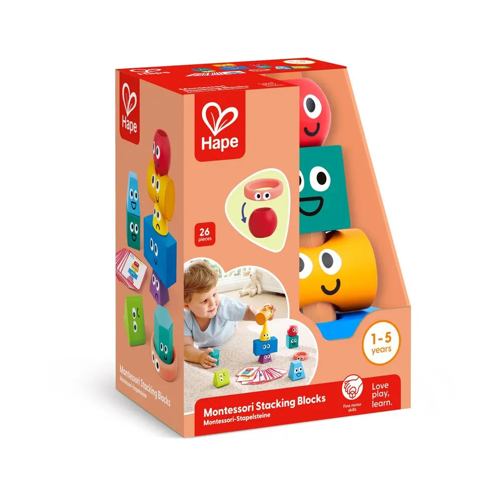 Hape Montessori Stacking Set Educational Sorting Toys