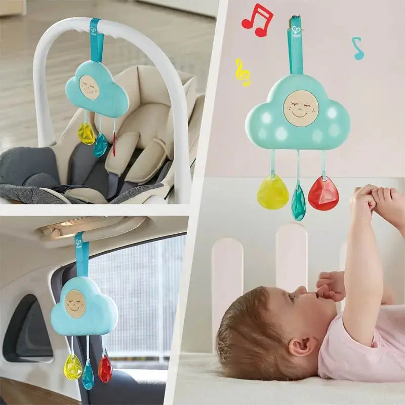 Hape E0333 Baby Drum tambour musical bébé interactif sons et lumières jouet  bois éveil couleurs montessori lot SOP77 - Hape | Beebs