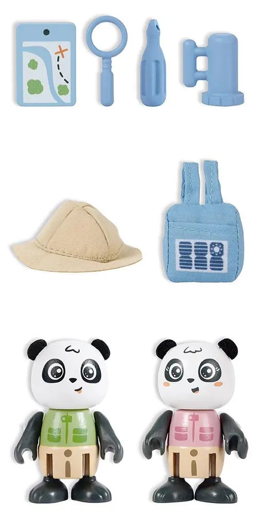 Hape Pandas Friends Set Hape-Toy-Market
