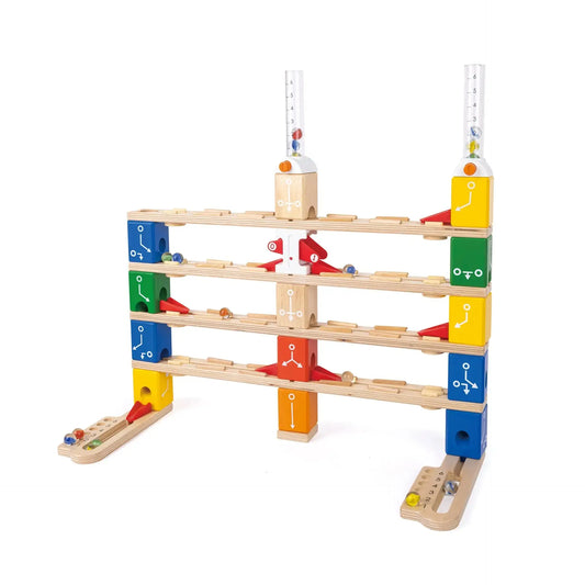 Hape quadrilla wooden marble run construction online