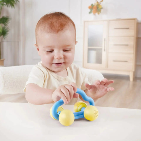 Hape Rattle & Roll Toy Car For Teething Babies
