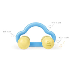 Hape Rattle & Roll Toy Car For Teething Babies