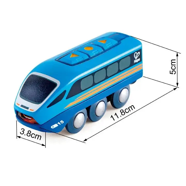 Hape Solar Powered Train | Multi-Colored Train Engine Toy, Railway Track  Accessory, Solar Panel Powers Lights, Includes Electricity Level Indicator