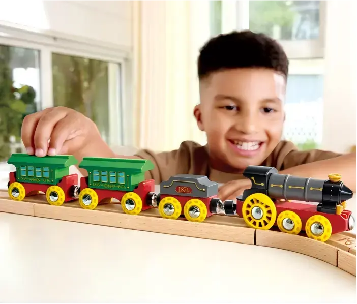 Hape Retro Steam Train with Lights & Sounds Hape