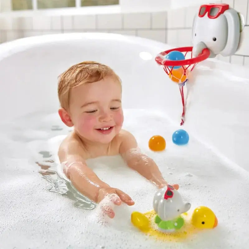 Hape Spin Splash & Swim Elephant Color-Changing Spinning Float Bath Toy