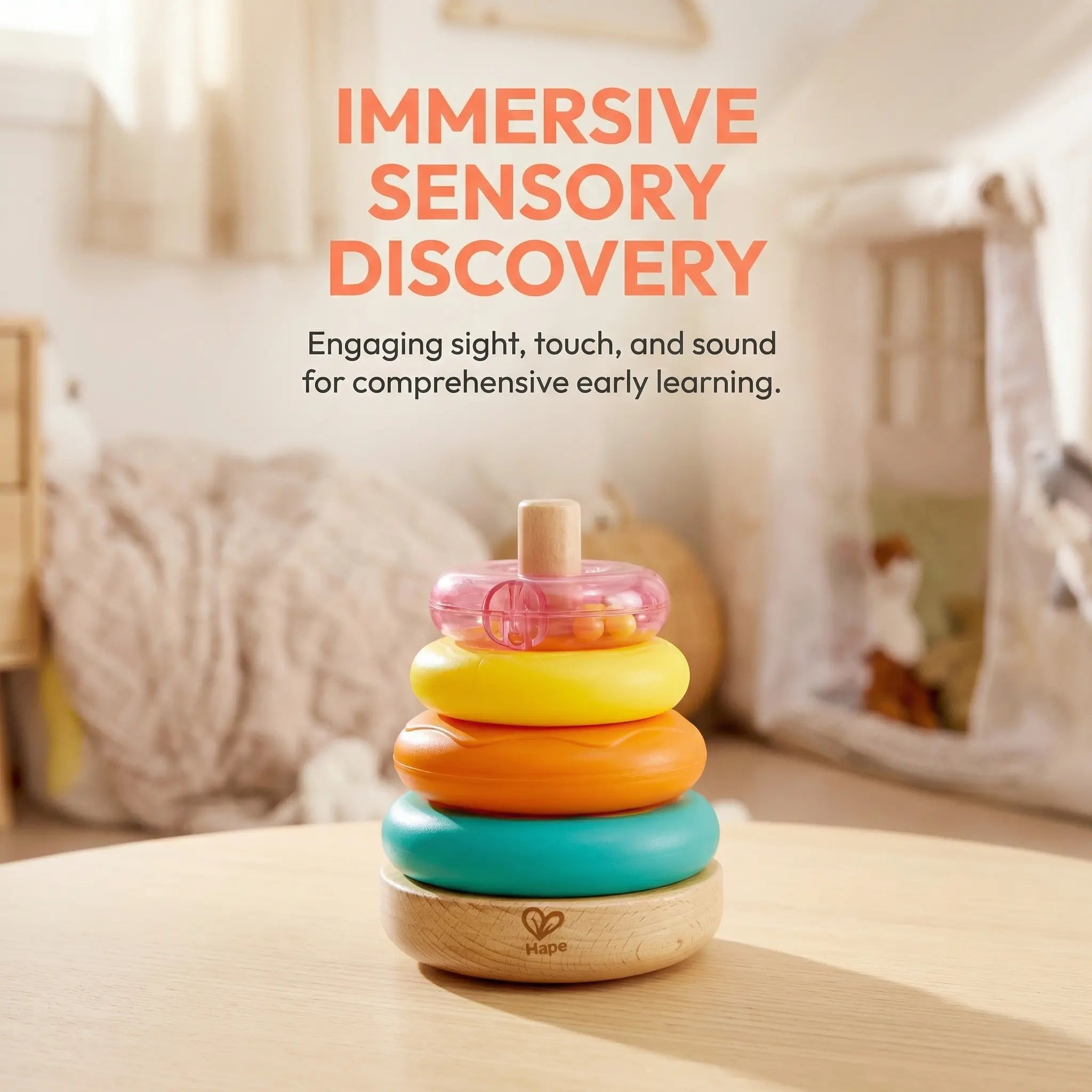 Hape Stacking Donut Toy Hape