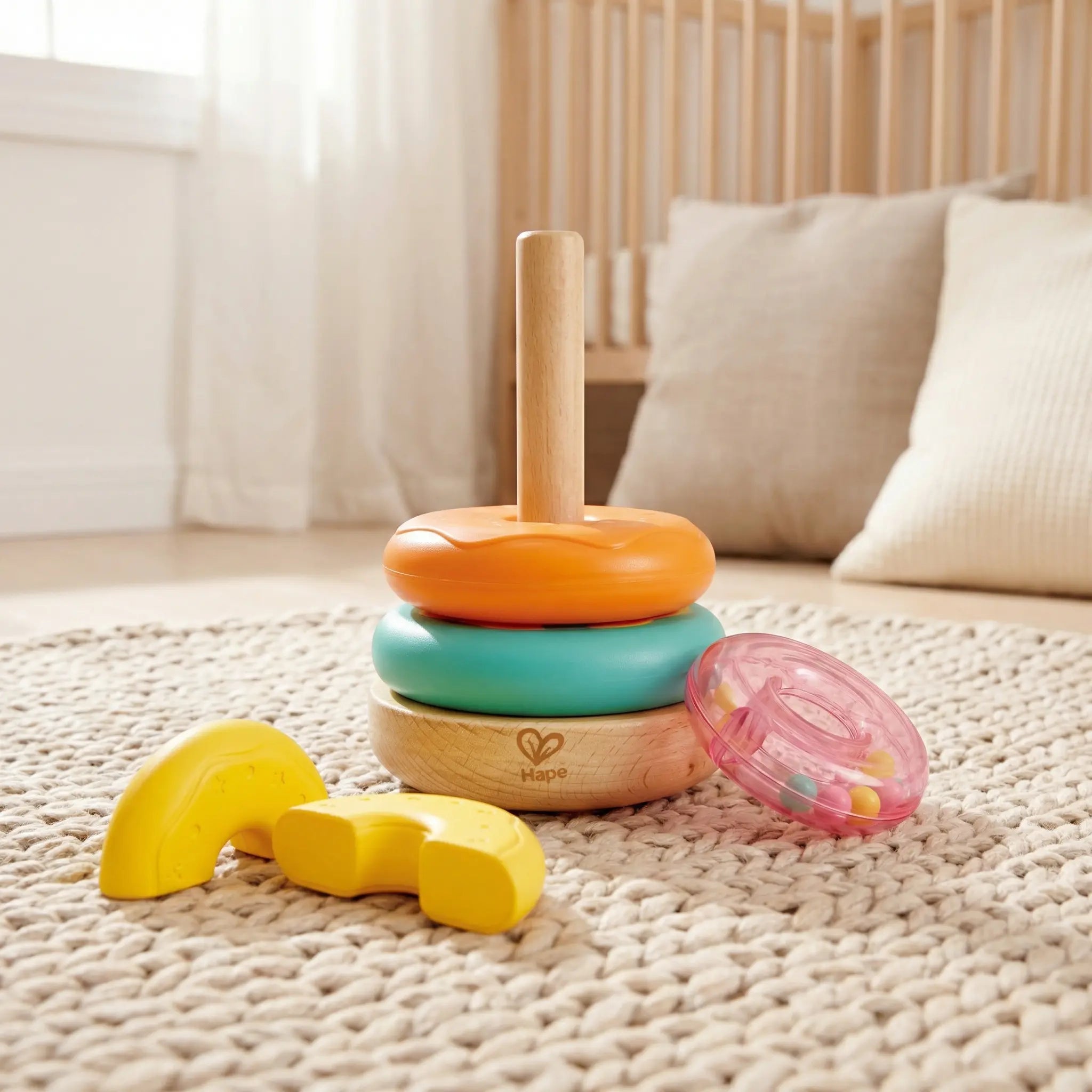 Hape Stacking Donut Toy Hape