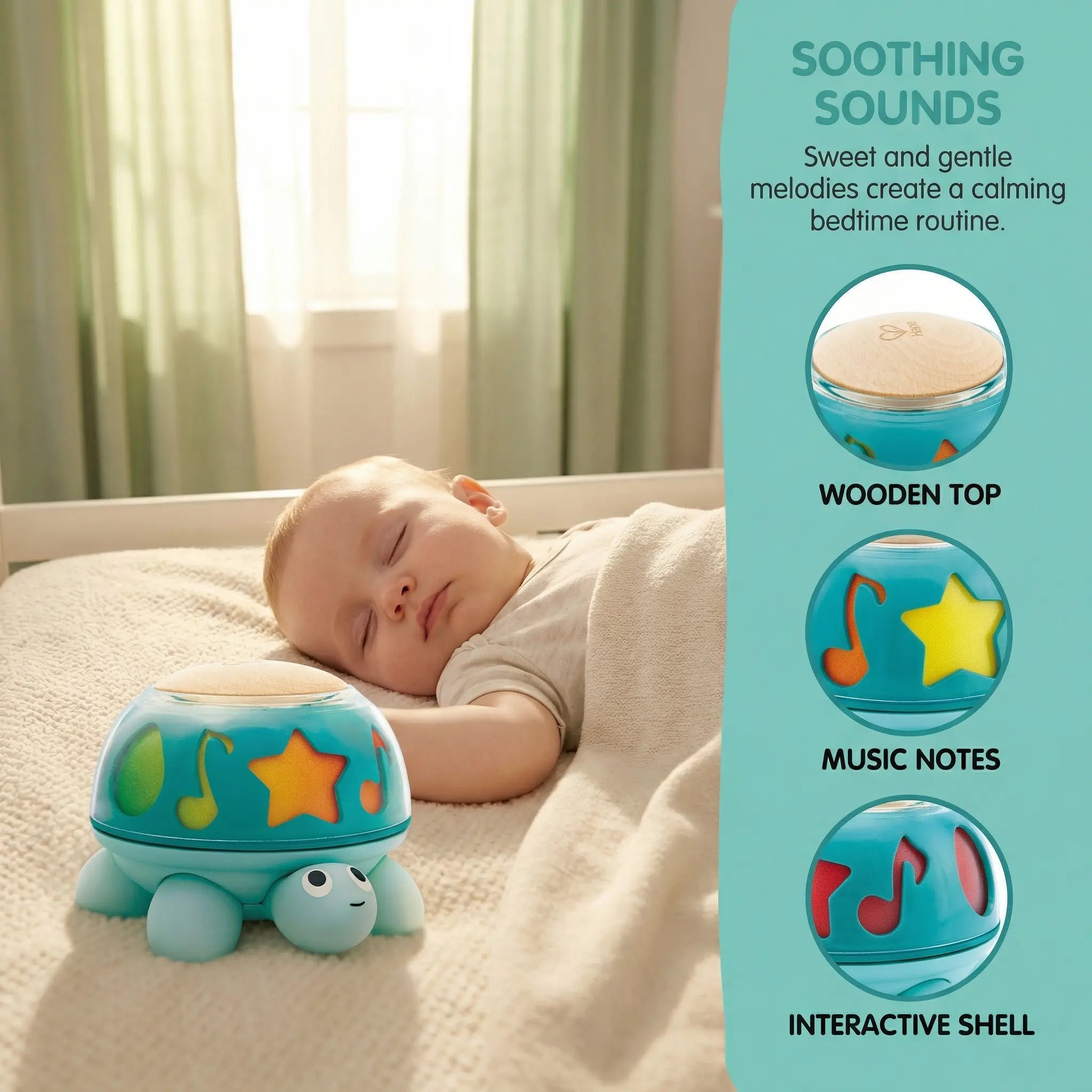 Hape Twist & Tune Turtle Hape