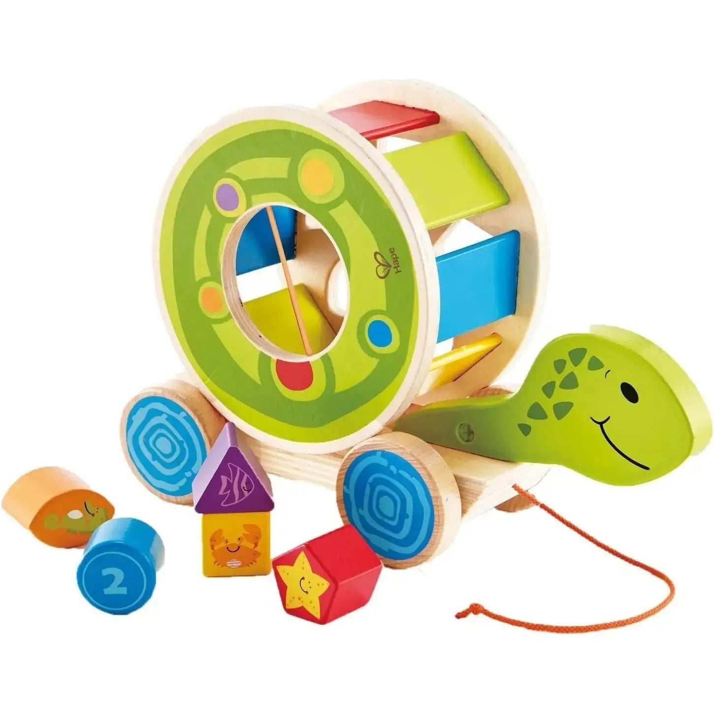 Hape Crecelles Amusantes – Raganella In Legno Per Bambini, Giocattolo Sonoro A Manovella, Infanzia