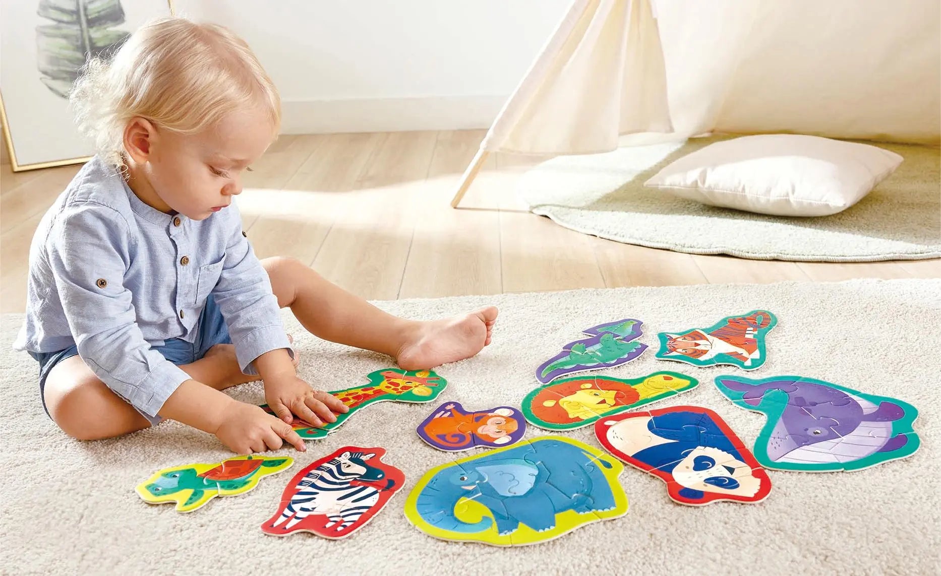 Hape Wild Animal  Puzzle Hape-Toy-Market