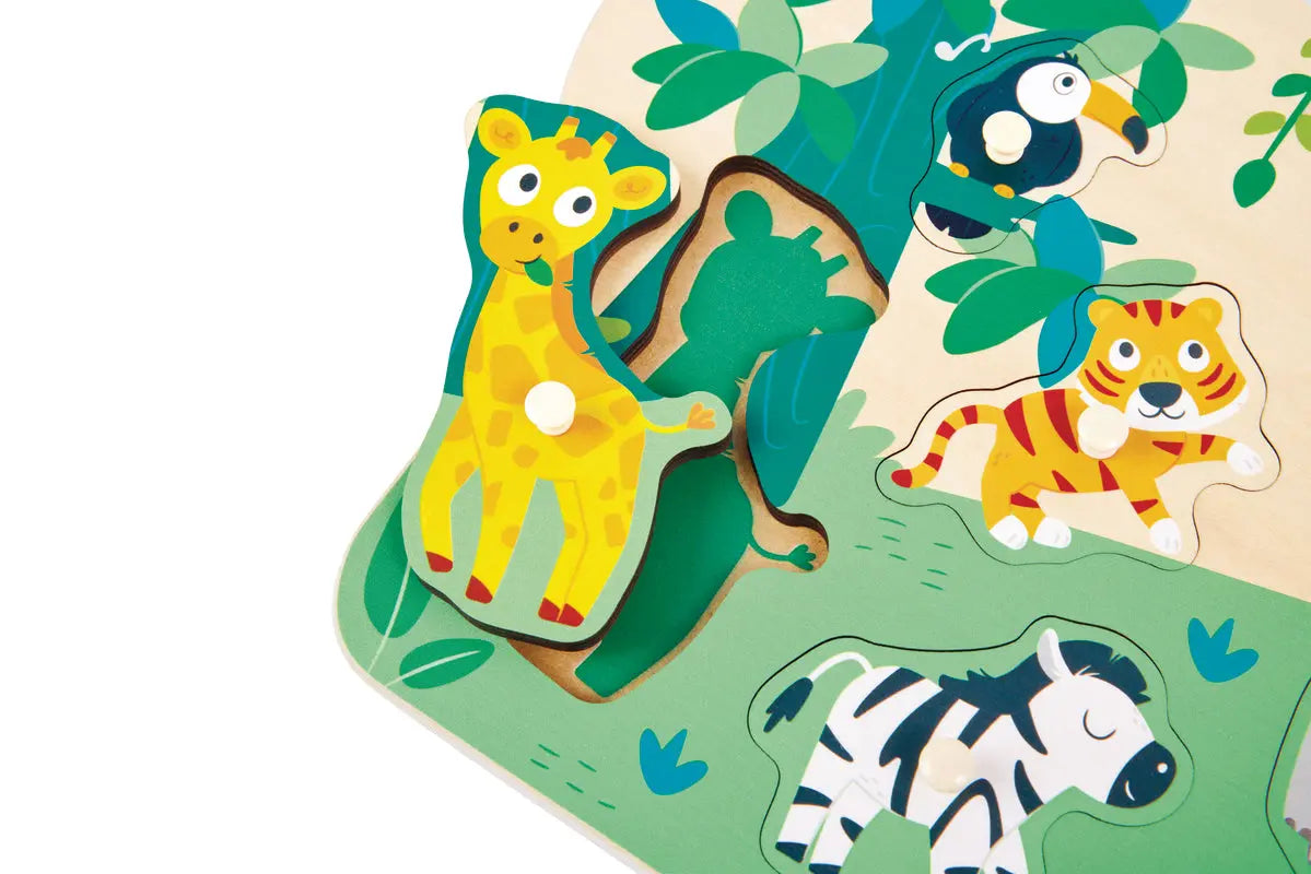 Hape Wild Animals Peg Puzzle Hape
