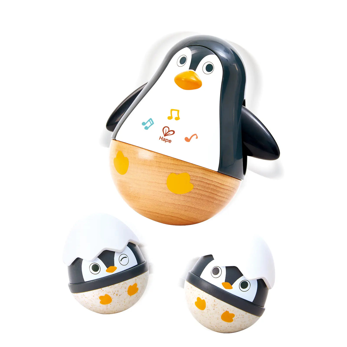 Hape Wobbling Penguin Family Hape