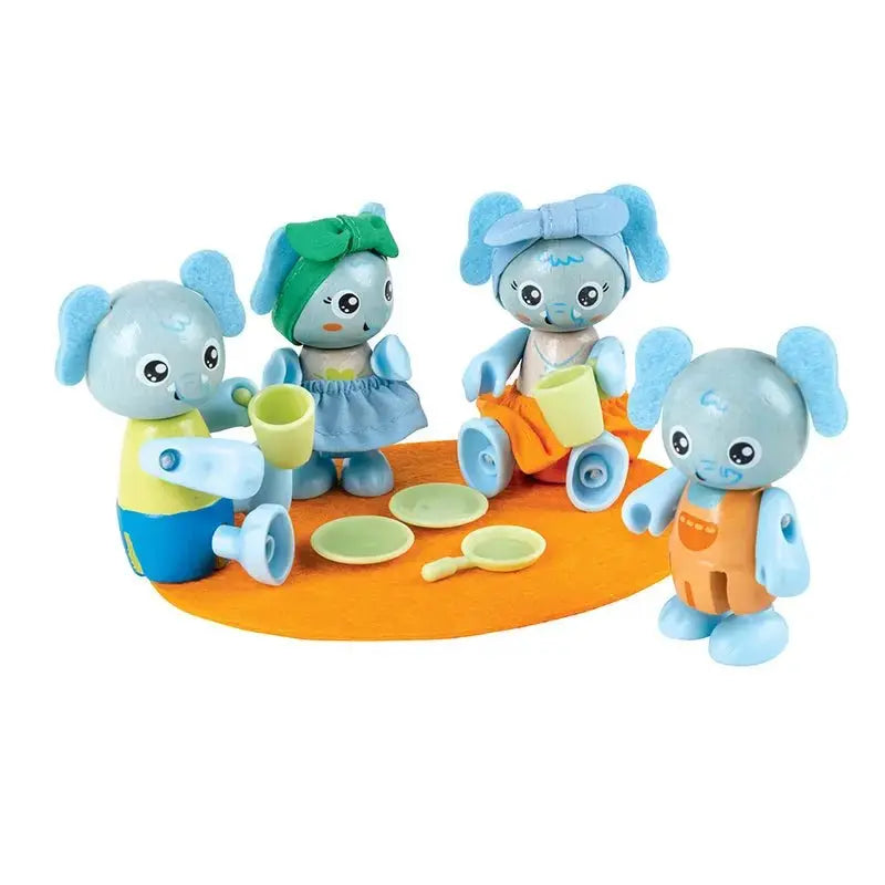 Hape Wonderland Elephant Family