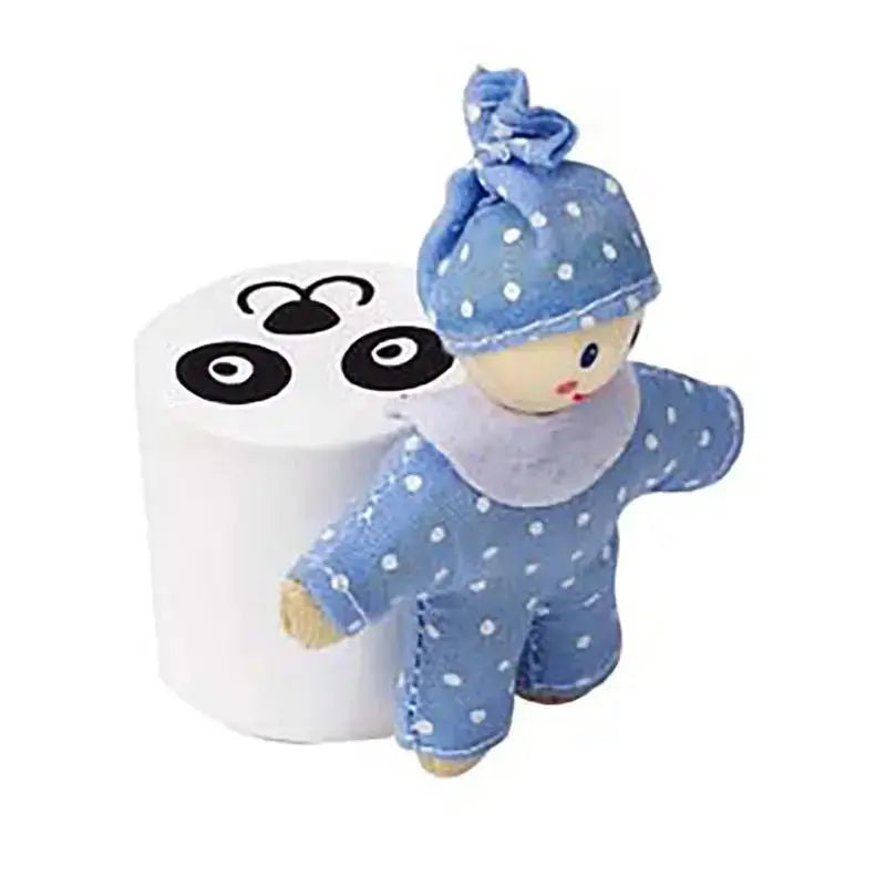 Hape Wooden Doll House Furniture Baby's Room Set