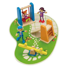 Hape Wooden Doll House Furniture Playground Set