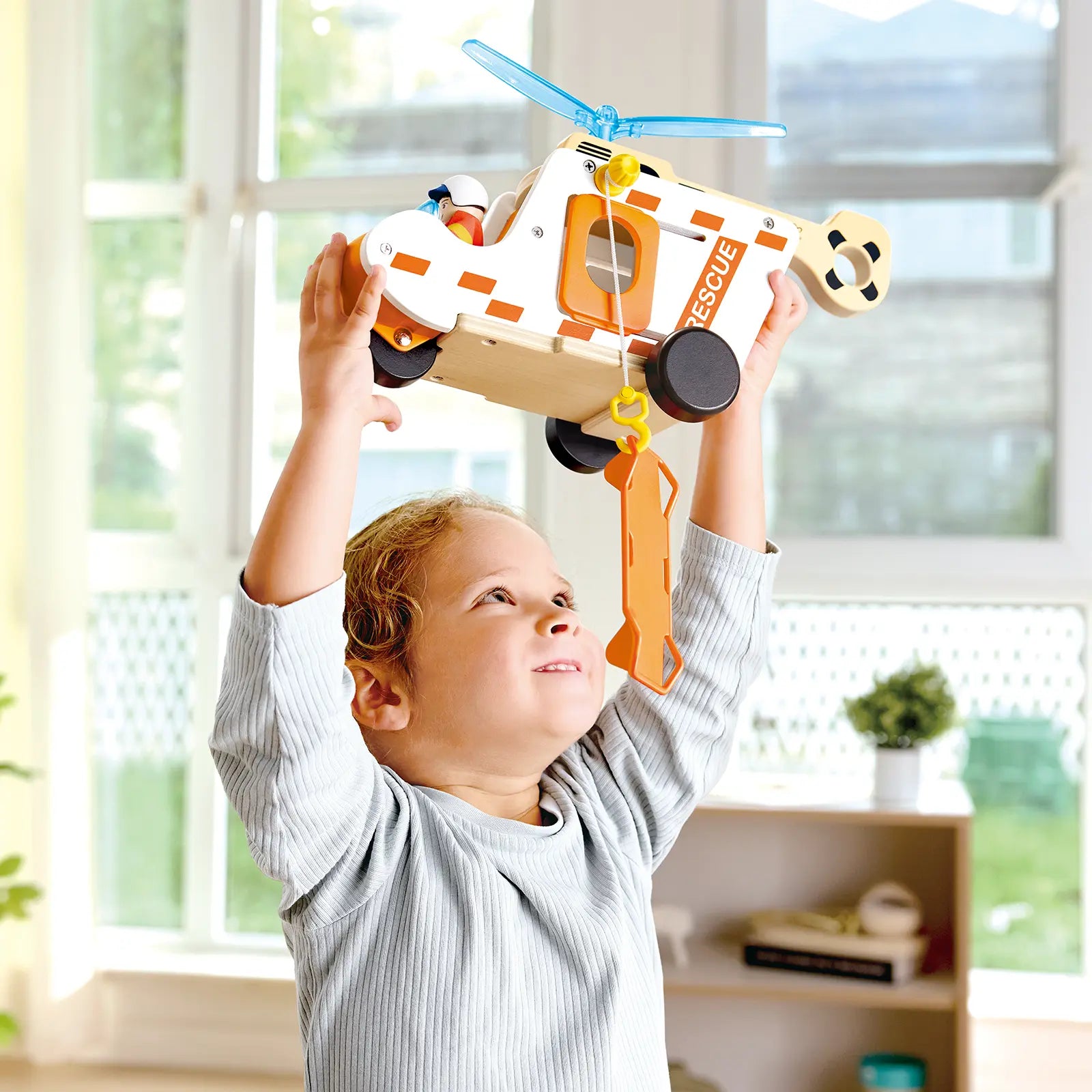 Hape 'To the Rescue' Helicopter Set Hape