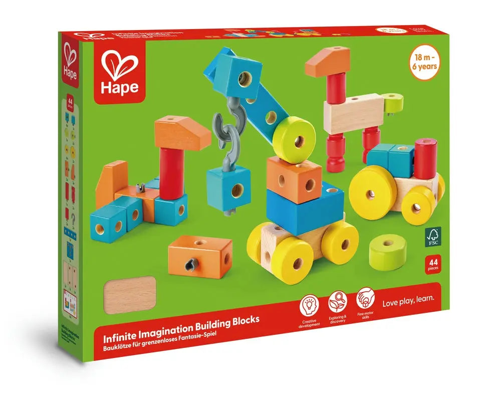 Infinite Imagination Building Blocks Hape-Toy-Market