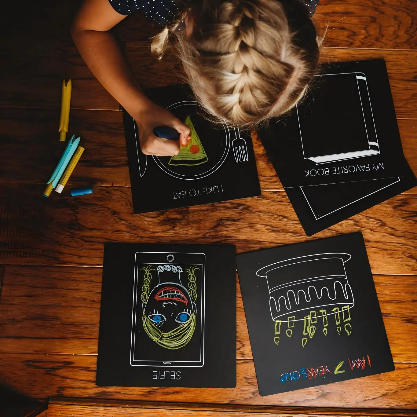 Jaq Jaq Bird Bored Board Set - Selfie with 4 pk ButterStix® in zipper pouch Jaq Jaq Bird