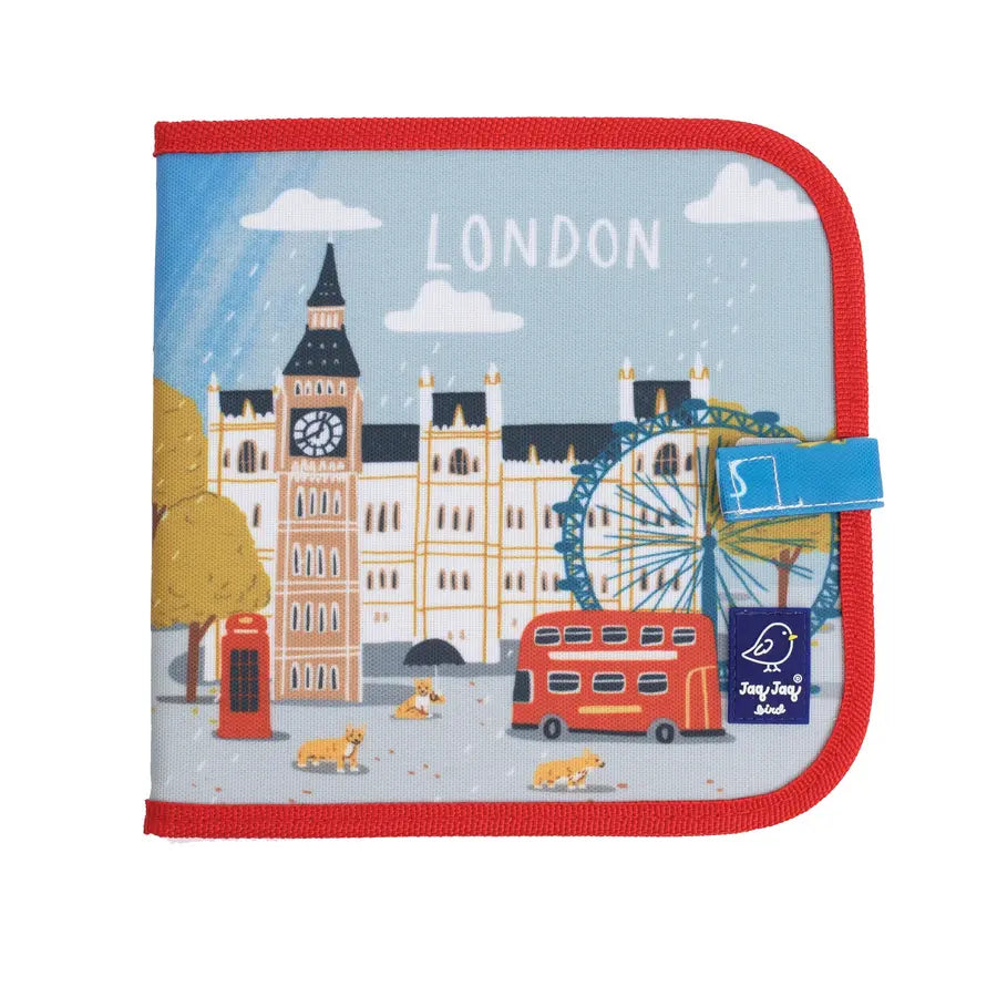 Jaq Jaq Bird Cities of Wonder Color It & Go erasable book - London Jaq Jaq Bird