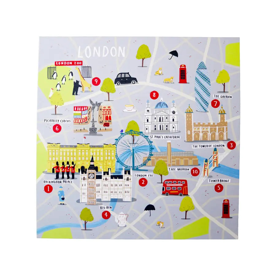 Jaq Jaq Bird Cities of Wonder Stick It & Go Activity Set-  London Jaq Jaq Bird