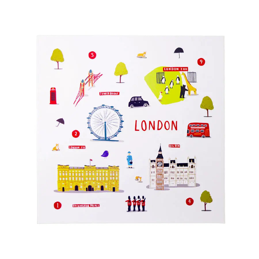 Jaq Jaq Bird Cities of Wonder Stick It & Go Activity Set-  London Jaq Jaq Bird