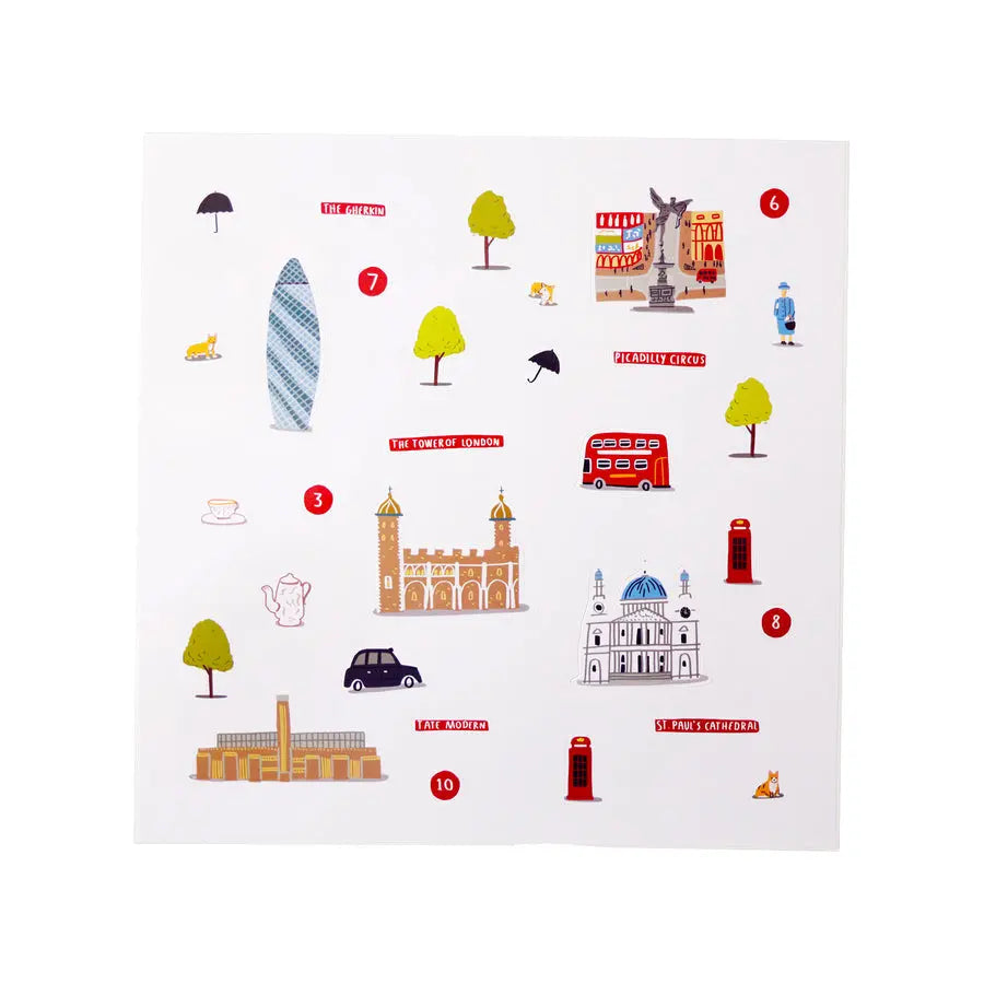 Jaq Jaq Bird Cities of Wonder Stick It & Go Activity Set-  London Jaq Jaq Bird