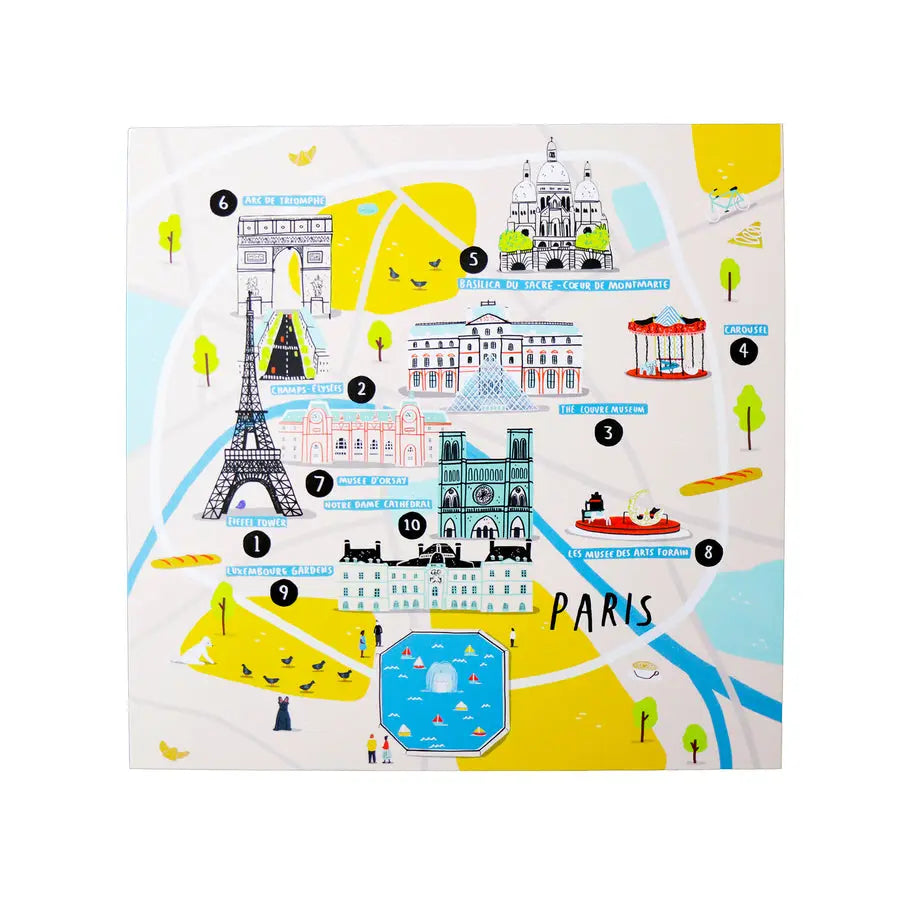 Jaq Jaq Bird Cities of Wonder Stick It & Go Activity Set-  Paris Jaq Jaq Bird