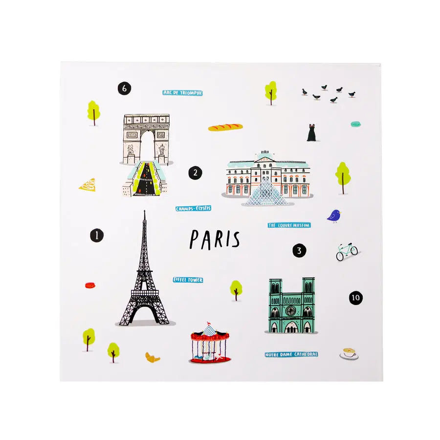 Jaq Jaq Bird Cities of Wonder Stick It & Go Activity Set-  Paris Jaq Jaq Bird
