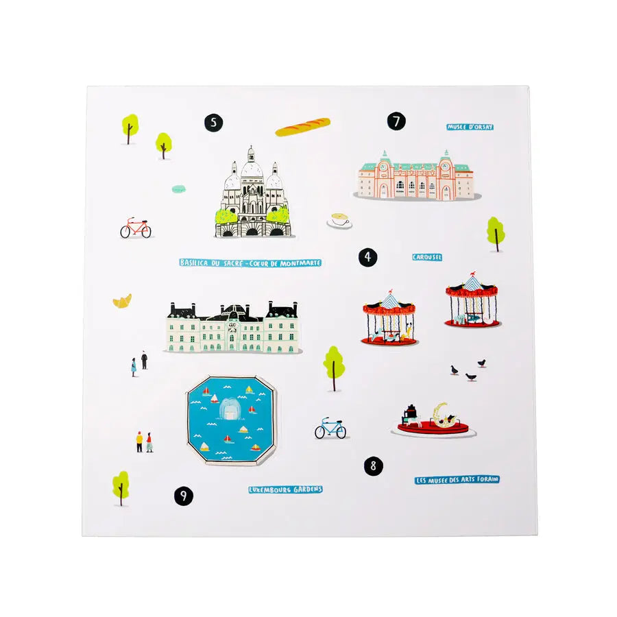 Jaq Jaq Bird Cities of Wonder Stick It & Go Activity Set-  Paris Jaq Jaq Bird