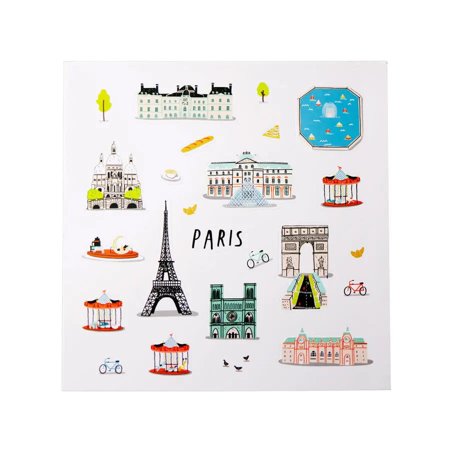 Jaq Jaq Bird Cities of Wonder Stick It & Go Activity Set-  Paris Jaq Jaq Bird