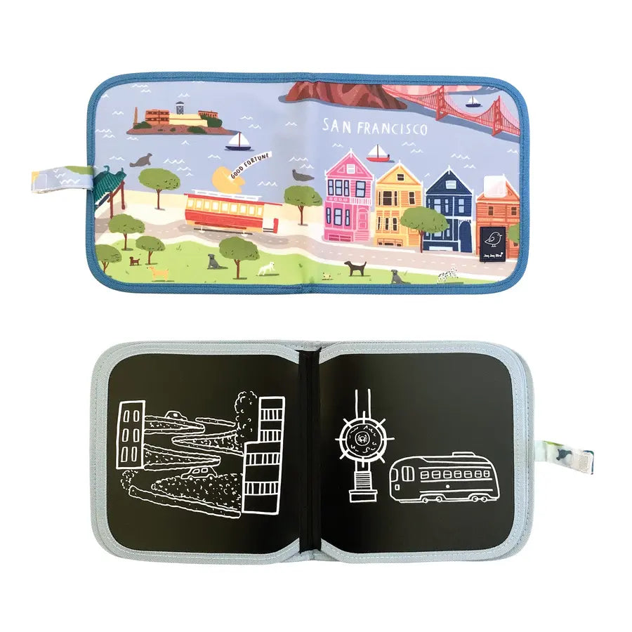 Jaq Jaq Bird Cities of Wonder erasable book San Francisco Jaq Jaq Bird