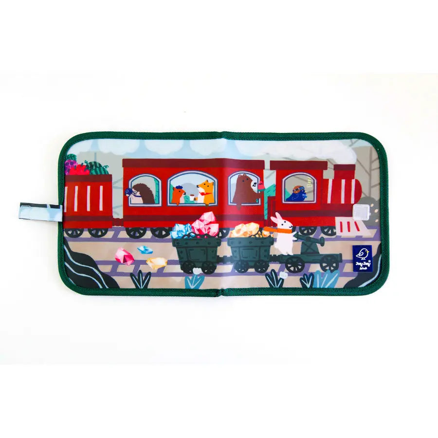 Jaq Jaq Bird Jaq Jaq Bird & Friends Doodle It & Go erasable book - Trains Jaq Jaq Bird