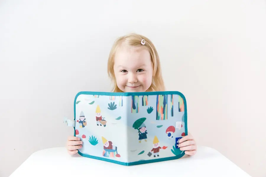 Jaq Jaq Bird Timeless Wonder Doodle It & Go erasable book - Gnomes Jaq Jaq Bird
