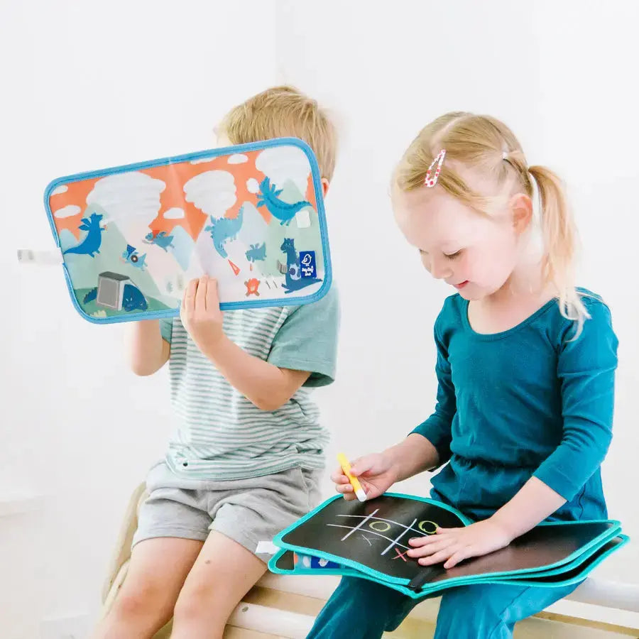 Jaq Jaq Bird Timeless Wonder Doodle It & Go erasable book - Dragons Jaq Jaq Bird