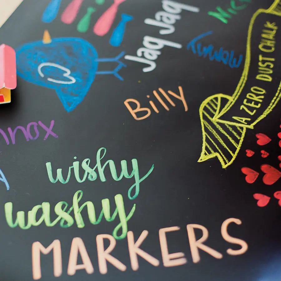 Jaq Jaq Bird Washable Dry Erase and Window Markers 9 pcs Jaq Jaq Bird