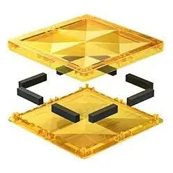 KEBO 70-Piece Magnetic Construction Set Extra Strong and Safe Magnets