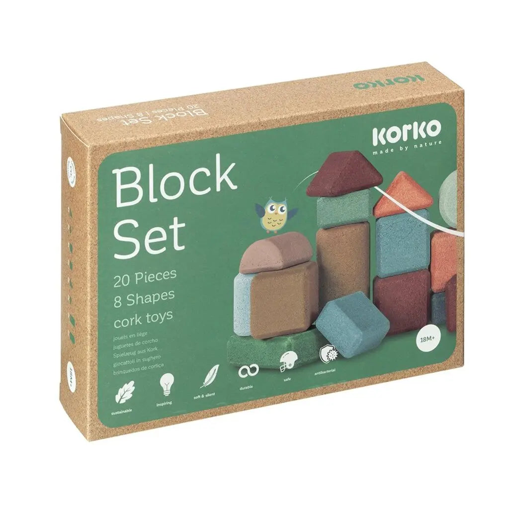 Korko Small Architects - 20 Cork Building Blocks Korko