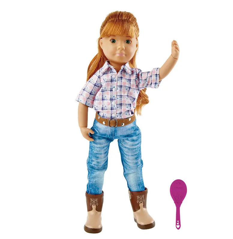 Kruselings Chloe Riding Cowgirl, 9 Inch Kruselings