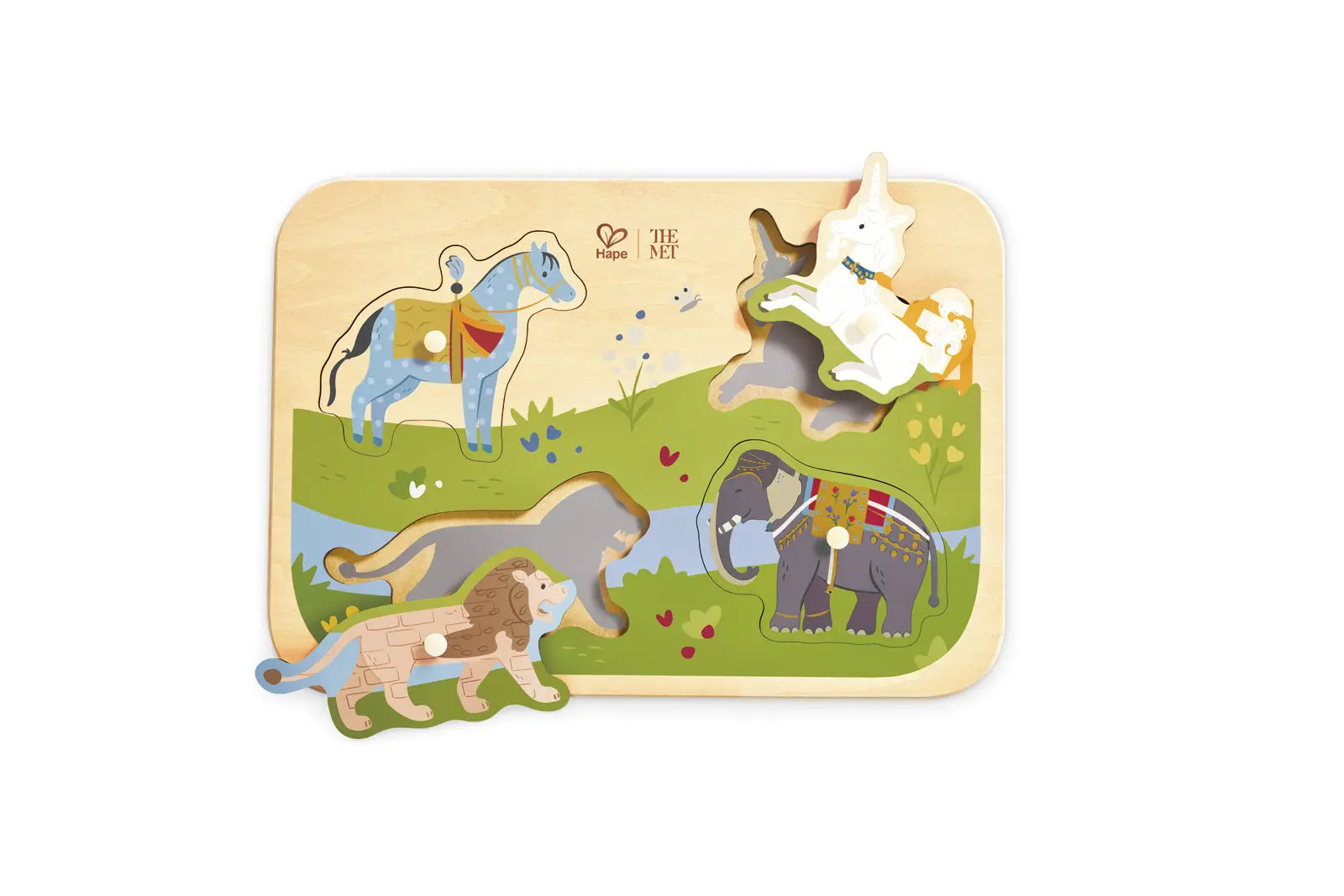 Majestic Animals Peg Puzzle The Met