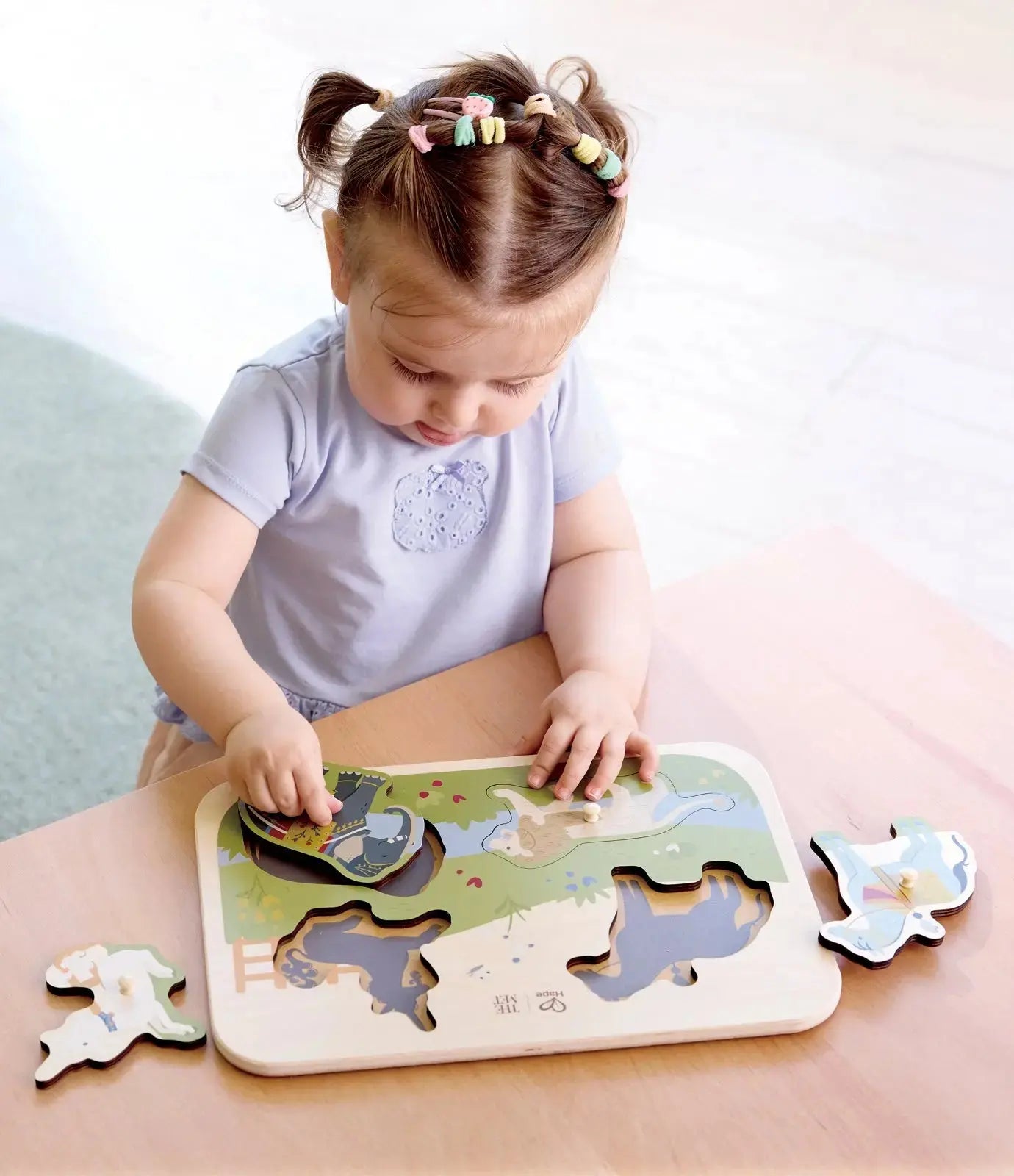 Majestic Animals Peg Puzzle The Met