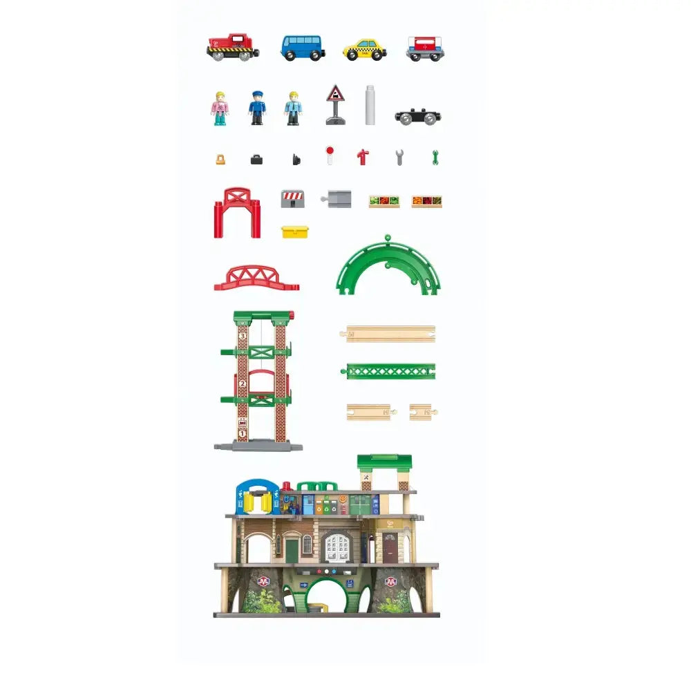Multi-Level Railway City Set