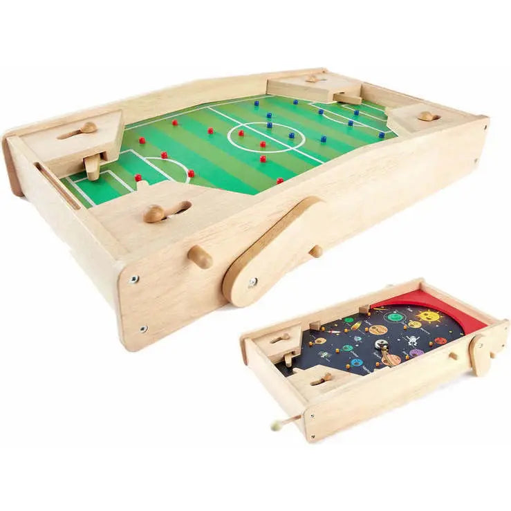 PIN Toy 2 in 1 games: Pinball Planet and  Soccer PIN Toys