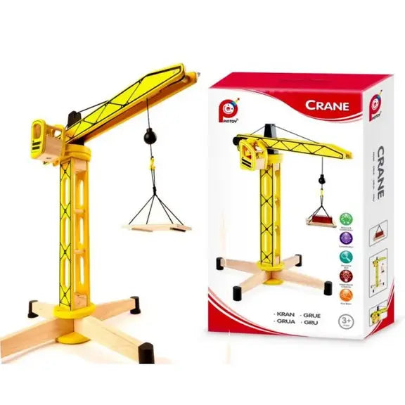 PIN Toy Wooden Crane PIN Toys