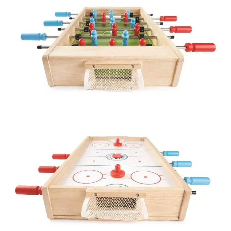 PIN Toys 2 in 1 Tabletop Game: Foosball & Hockey PIN Toys