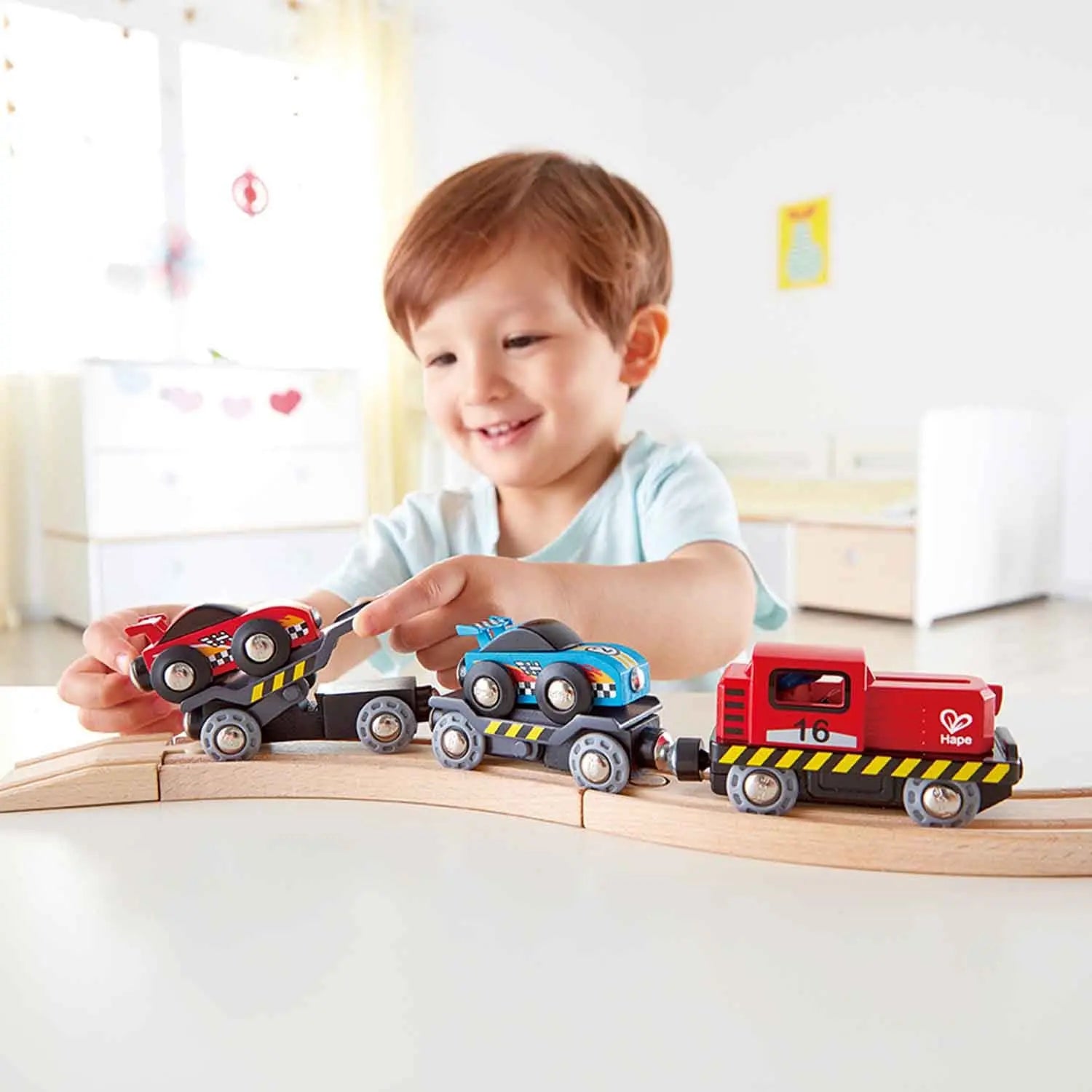 Race Car Transporter Hape