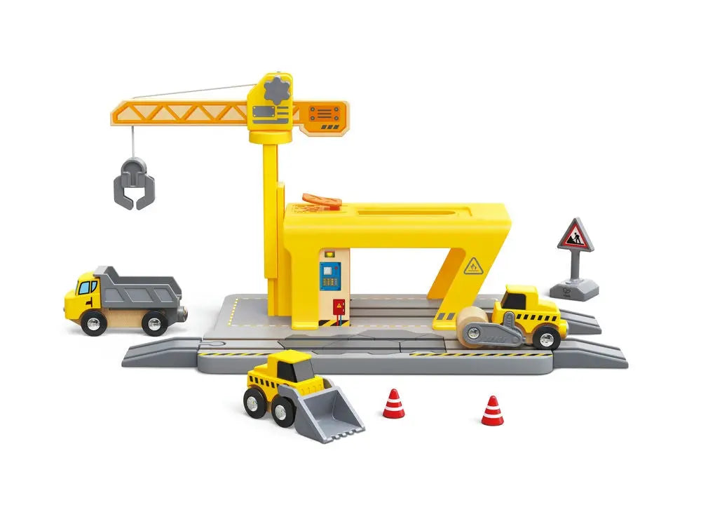 Railway Crane Construction Hape-Toy-Market