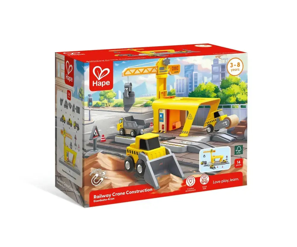 Railway Crane Construction Hape-Toy-Market