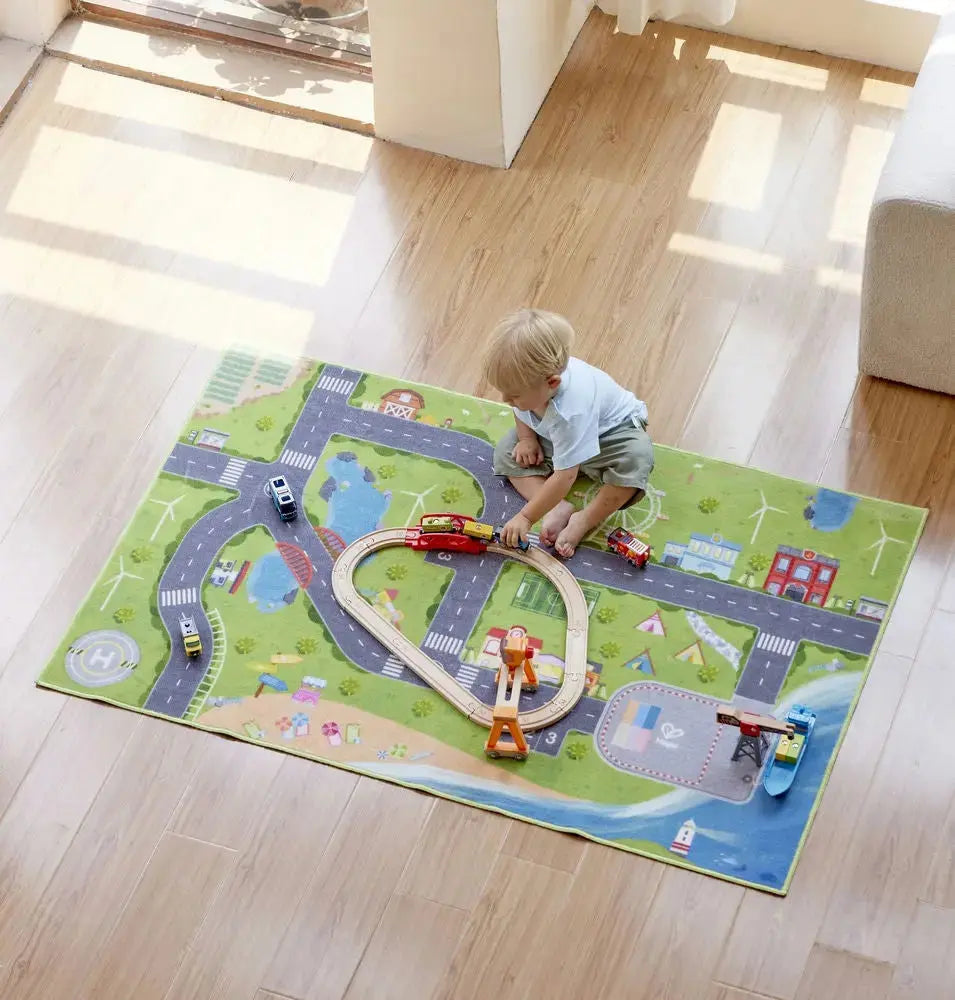 Railworld Discovery Mat Hape-Toy-Market