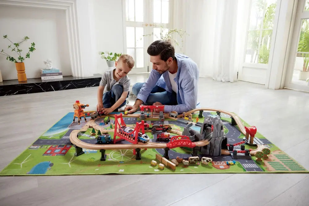 Railworld Discovery Mat Hape-Toy-Market