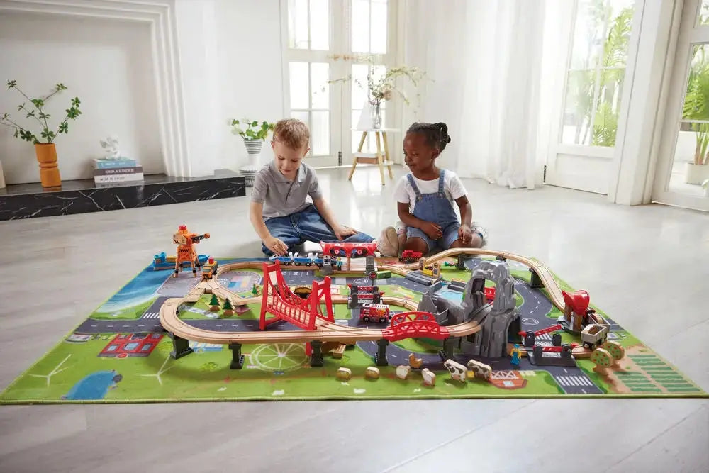 Railworld Discovery Mat Hape-Toy-Market